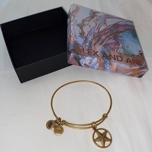 Alex and Ani Gold Star Bracelet/Bangle